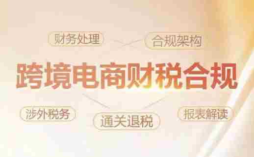 跨境老板财税合规特训营，规避财税风险、提升企业利润