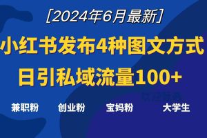 小红书发布这4种图文，就能日引私域流量100+