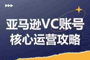 亚马逊VC账号核心玩法解析，实战经验拆解产品模块运营技巧，提升店铺GMV，有效提升运营利润