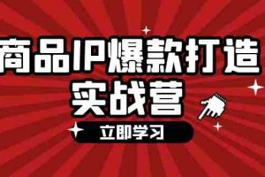 （12136期）商品-IP爆款打造实战营【第四期】，手把手教你打造商品IP，爆款 不断