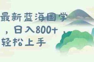 国学项目，长期蓝海可矩阵，从0-1的过程【揭秘】