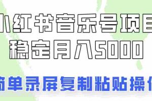 通过音乐号变现，简单的复制粘贴操作，实现每月5000元以上的稳定收入