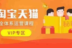 淘宝天猫全体系运营课程【9月24更新】，店铺全系运营、动销玩法、擦边球玩法等等