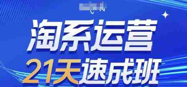 淘系运营21天速成班(更新24年12月)，0基础轻松搞定淘系运营，不做假把式