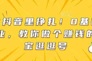 别在抖音里挣扎！0基础做副业，教你做个赚钱的淘宝逛逛号