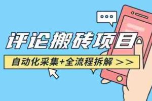 悟空采集评论搬砖_评论搬砖+自动采集【完整攻略】