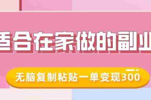 适合在家做的副业，小红书冷知识账号，无脑复制粘贴一单变现300