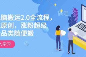 快手电脑搬运2.0全流程，轻松过原创，涨粉超级猛，全品类随便搬