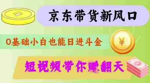 最新京东短视频带货代运营秘籍，轻松躺挣【揭秘】