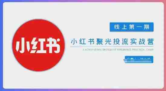 小红书聚光陪跑第一期,教你从0到1玩转小红书聚光投流,搭建小红书付费投流团队,更快的见到效果