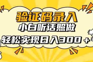 （14408期）信息录入项目，10秒一单，新手小白听话照做快速上手，实现日入300＋