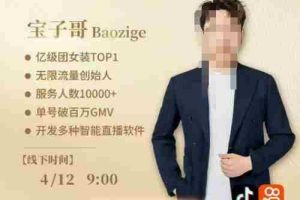 宝子哥4月12-13号线下课，全程录音【带字幕】和PPT，本期重点短视频打法摆脱缺号困扰