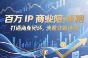 百万IP商业陪跑，打通商业闭环，流量业绩倍增