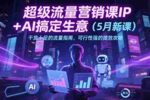 超级流量营销课IP+AI搞定生意（5月新课）干货十足的流量指南，可行性强的提效攻略