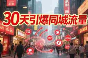 30天引爆同城流量：团购篇 认知篇 流量篇 来客篇 达人篇 老板人设IP篇 投流篇