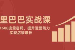 阿里巴巴实战课：掌握1688流量密码，提升运营能力，实现店铺增长