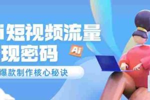 Ai短视频流量密码，爆款制作核心秘诀，120万案例深度解析