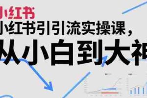 小红书引流实操课，从小白到大神