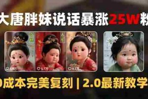AI大唐胖贵妃说话2.0，40条视频暴涨40w粉，附独家变现攻略