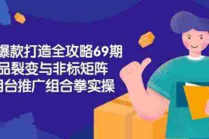 淘宝爆款打造全攻略-69期，标品裂变与非标矩阵，万相台推广组合拳实操