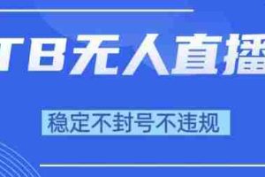 2025年TB无人直播带货10.0，全新技术，不违规，不封号，纯小白操作，日入1k【揭秘】