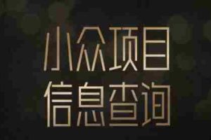 小众蓝海项目情感查询，女粉暴力掘金，轻松日入500+【揭秘】