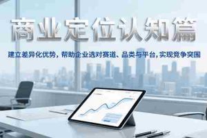 商业定位认知，建立差异化优势，帮助企业选对赛道、品类与平台，实现竞争突围