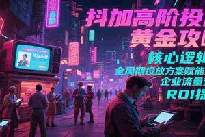 抖加高阶投放黄金攻略：核心逻辑全周期投放方案赋能实体企业流量变现 ROI 提升