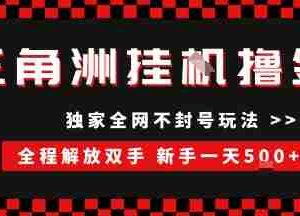 三角洲全自动挂G撸金，新手轻松一天5张+，无脑搬砖【揭秘】