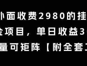 外面收费2980的挂G撸美金项目，单日收益30+美金，可批量可矩阵【揭秘】