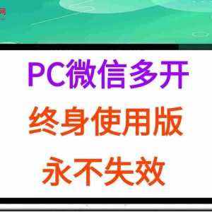 （15335期）PC微信多开终身定制版，超级简单，几行代码搞定，永不失效