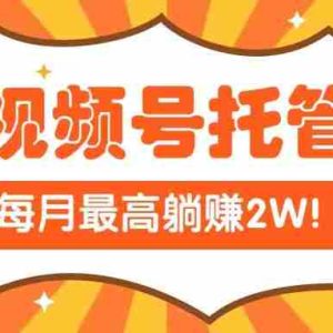 （15331期）【视频号托管 】我提供视频，你每天５分钟复制发布，最高月入1W