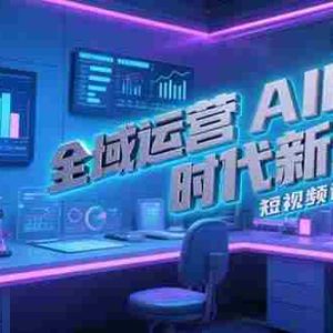 （15327期）全域运营AIGC时代新玩法，文案封面设计公式，短视频运营SOP