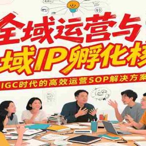 全域运营与私域IP孵化核心，AIGC时代的高效运营SOP解决方案