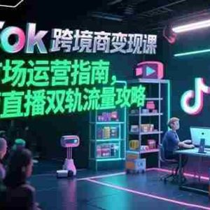 （15344期）TikTok跨境电商变现课，美区市场运营指南，短视频直播双轨流量攻略