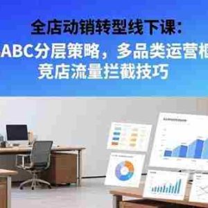 （15419期）全店动销转型线下课：货品SABC分层策略，多品类运营框架 竞店流量拦截技巧