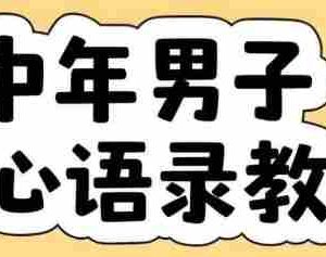 云天中年男人扎心语录图文视频，全套课程，含智能体，一键生成