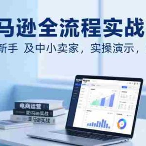 亚马逊全流程实战教程，适合新手及中小卖家，实操演示，深入浅出