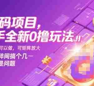 首码项目，快手全新0撸玩法，有快手就可以做，可矩阵放大，每天零碎时间搞个几张不是问题【揭秘】