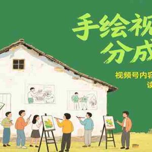 手绘视频号分成计划：视频号内容创作、分成规则解读、流量获取技巧等