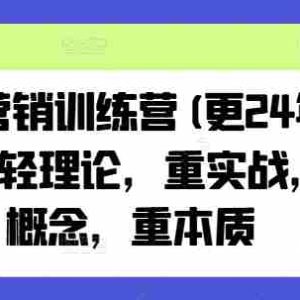 老A营销训练营(更25年7月)，轻理论，重实战，轻概念，重本质