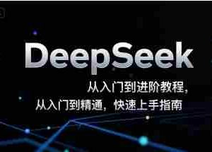 DeepSeek从入门到进阶教程，从入门到精通，快速上手指南