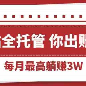 （15547期）【B站全程托管 】你出账号，我来运营，每月最高躺赚3W