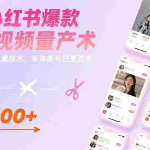 （15542期）AI+小红书爆款视频量产术：全自动剪辑去重技术，矩阵账号日更百条