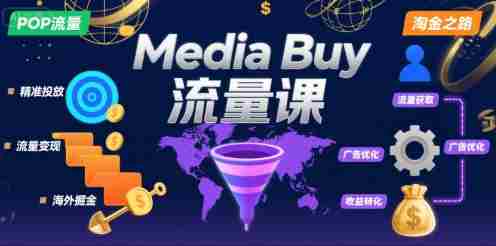 Media Buy之POP流量课,带你开启海外Media Buy淘金之路