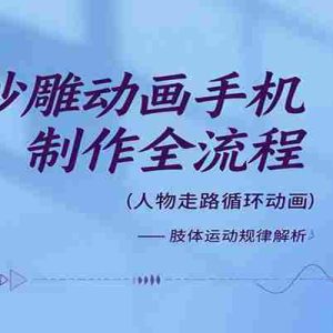 沙雕动画手机制作全流程，关键帧动画、走路、表情变换、场景反向移动、车内人物添加等