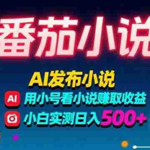 （15665期）稳定3年番茄小说AI写小说赚取稿费，多号看小说赚取收益，小白实测单日500+