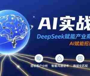 AI实战营：DeepSeek赋能产业商业招商，AI赋能招商全流程