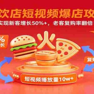 餐饮店短视频爆店攻略：实现新客增长50%+，老客复购率翻倍！