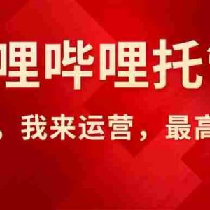 （15817期）【哔哩哔哩托管】AI短视频带货，你出账号，我来运营，最高躺赚2W!